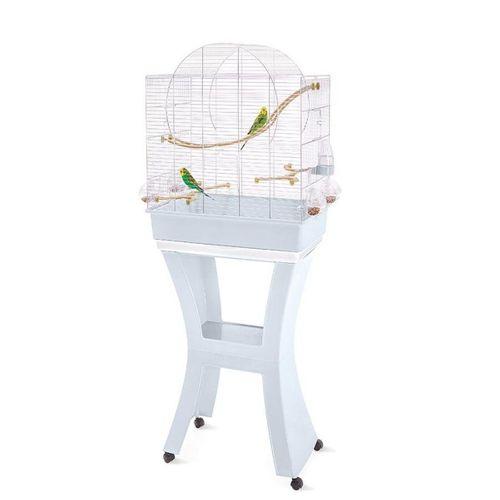 Imac Matılde Ayaklı Kuş Kafesi Mavi/gümüş 58x38x71/143cm