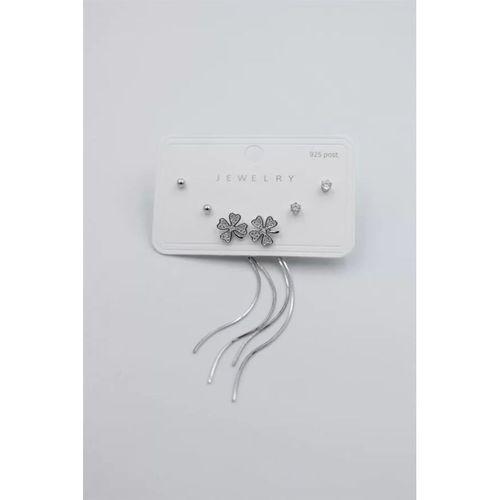 Çoklu Set Küpe - Gümüş