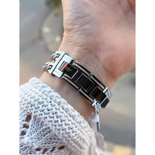 Jg.Polo Club Çelik Kasa & Kordon Kararma Ve Renk Atma Yapmaz Kadın Kol Saati+Bileklik JG04244.1