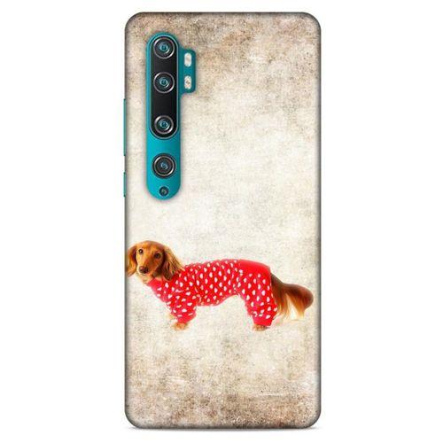 Xiaomi Mi Note 10 Kılıf Köpek Kıyafetleri (30) Silicone Case Dacshund Pijama