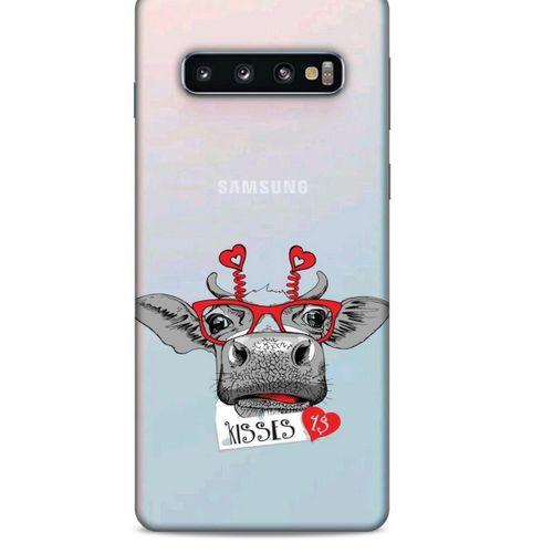 Zoologix (6) Samsung Galaxy S10 Şeffaf Kılıf Silikon Desenli