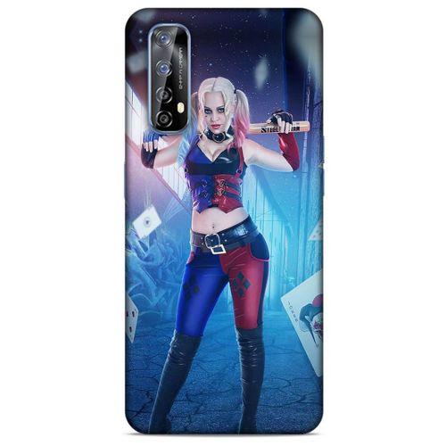 Realme 7 Uyumlu Kılıf Harley Quinn (31) TPU Kılıf Lavanta mavisi