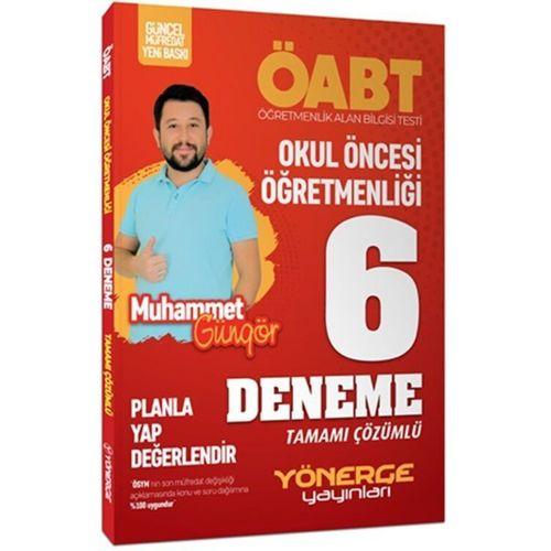 ÖABT Okul Öncesi Öğretmenliği 6 Deneme Çözümlü Yönerge Yayınları