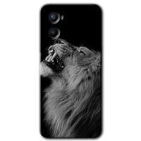 Oppo A96 HD Baskılı Kılıf + 9D Tam Ekran Koruyucu - Lion