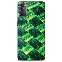 Lopard Oppo Reno 4 Uyumlu Kılıf Bahar (37) Silicone Cover Bambu Yaprak