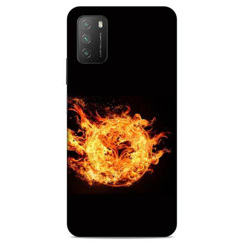 Lopard Xiaomi Poco M3 Uyumlu Kılıf FireX (31) TPU Kılıf Fireball