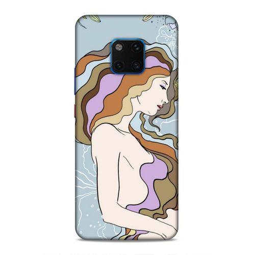Huawei Mate 20 Pro Uyumlu Kılıf Face'X 17 Tasarım Kılıf Uzun Saçlı