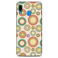 Samsung Galaxy A30 Kılıf Pastel Renkler (41) Tank Kılıf Bej Yeşil