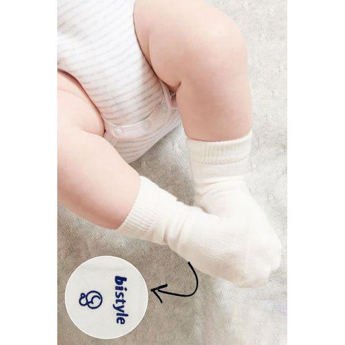 Bistyle Bistyle Puanlı Kaymaz Penye Soket Çorap 3'Lü BS10108 İndigo