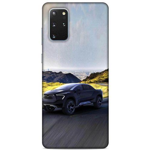 Lopard Samsung Galaxy S20 Plus Uyumlu Kılıf PickUpX (36) Glitter Kılıf Koyu Gri