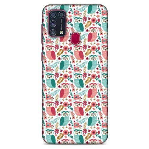 Baykuşlar (19) Desenli Silikon Kapak Telefon Kabı Samsung Galaxy M31 Kılıf