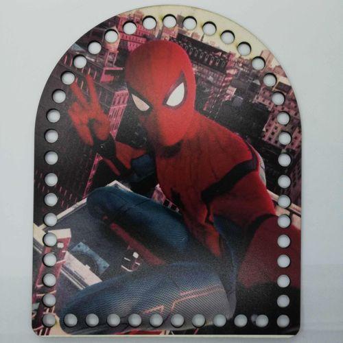 Ahşap Sırt Çanta Plakası Spiderman H93