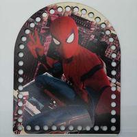 Ahşap Sırt Çanta Plakası Spiderman H93
