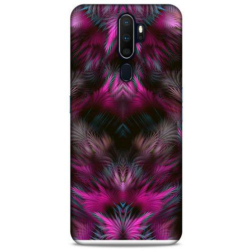 Oppo A5 2020 Kılıf Desenli Özel Seri Tüyler (40) Fit Silikon Kılıf