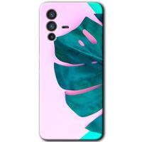 Vivo V23 5G HD Baskılı Kılıf + 9D Tam Ekran Koruyucu - 3D Yaprak