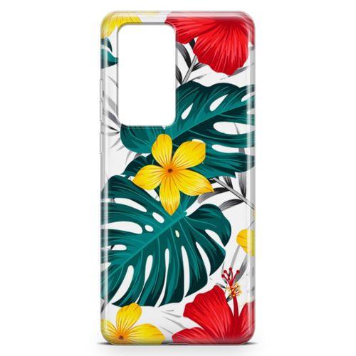 Huawei P40 Pro Kılıf Marmaris Çiçekleri Arka Kapak Koruma Desenli Full Koruyucu