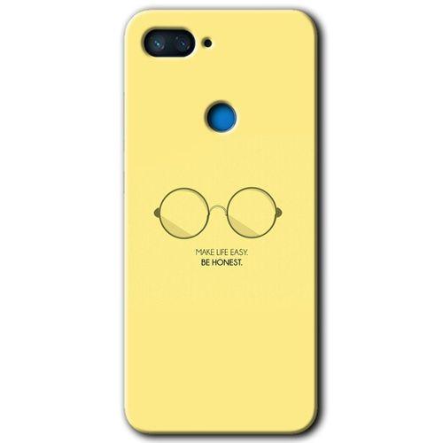 Potkal Hediye Fabrikası Xiaomi Mi 8 Lite Kılıf HD Desen Baskılı Arka Kapak - Be Honest