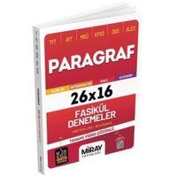 TYT AYT MSÜ KPSS DGS ALES Paragraf 26 x 16 Fasikül Denemeler Miray Yayınları