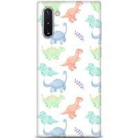 Samsung Galaxy Note 10 Kılıf HD Baskılı Kılıf - Minik Dinazorlar + Tam Ekran Koruyucu