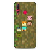 Lopard Huawei P Smart Z Uyumlu Kılıf PiXel (14) Lansman Kılıf Minecraft Karakterleri