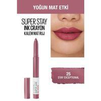 Maybelline New York Kalem Ruj - Sw Superstay Ink Crayon 25 Stay Exceptional