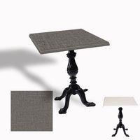 Dockers Çipa 1001 Döküm Ayak Kare Masa 70x70 cm - (Werzalit, Wermodin ve Allzalit Tabla) - Twister