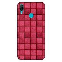 Huawei Y7 Prime 2019 Kılıf Patchwork (29) Arka Koruma Kılıfı Pembe