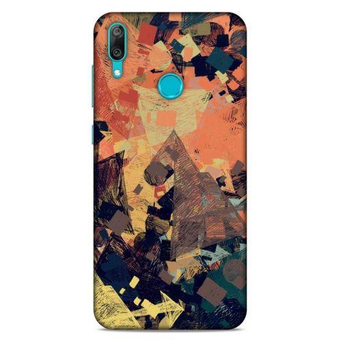 Lopard Huawei Y7 Prime 2019 Uyumlu Kılıf Soyut Sanat (35) Baskılı Fit Design Kılıf