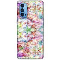 Oppo Reno 4 Pro Kılıf Pastel Renkler (12) Koruyucu Silikon Beyaz Mavi