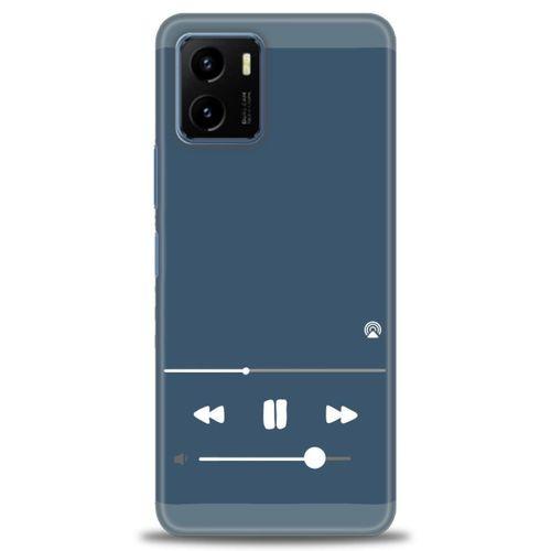 Vivo Y21 Kılıf HD Baskılı Kılıf - Müzik Çalar + Tam Ekran Koruyucu