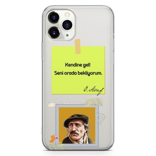 Apple iPhone 11 Pro Max Kılıf Caps Özdemir Asaf Arka Kapak Koruma Desenli Full Koruyucu