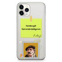 Apple iPhone 11 Pro Max Kılıf Caps Özdemir Asaf Arka Kapak Koruma Desenli Full Koruyucu