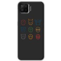 Oppo A73 Kılıf Baskılı Arka Kapak - Avengers Minimalism +Tam Ekran Koruyucu
