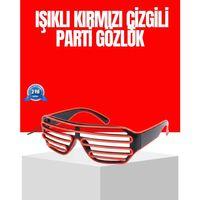 Dikkat Çeken Tasarımlı Led Işıklı Eğlence Gözlüğü