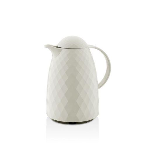 1 Lt Isı Yalıtımlı Çay Ve Soğuk Su Termosu Beyaz (12 Saat Sıcak Tutar& İçi Camdır)