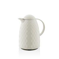 1 Lt Isı Yalıtımlı Çay Ve Soğuk Su Termosu Beyaz (12 Saat Sıcak Tutar& İçi Camdır)