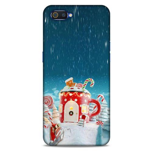 Oppo Realme C2 Kılıf Snowix (13) Silikon Kap Kırmızı