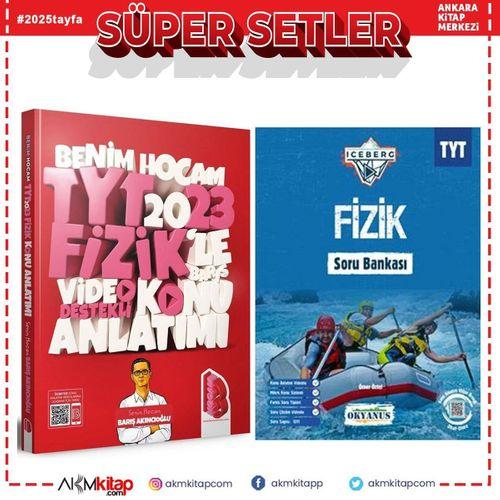 Benim Hocam 2023 TYT Fizik Konu ve Okyanus Iceberg Soru Bankası Seti 2 Kitap