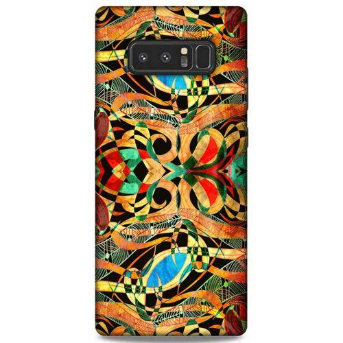 Lopard Samsung Galaxy Note 8 Uyumlu Kılıf Manipülasyon ☻ (8) Baskılı Kılıf Desenli