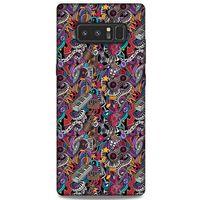 Retro (2) Desen Kabı Renkli Samsung Galaxy Note 8 Kılıf