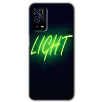OPPO Oppo A55 Kılıf HD Desen Baskılı Arka Kapak - Neon İnscription