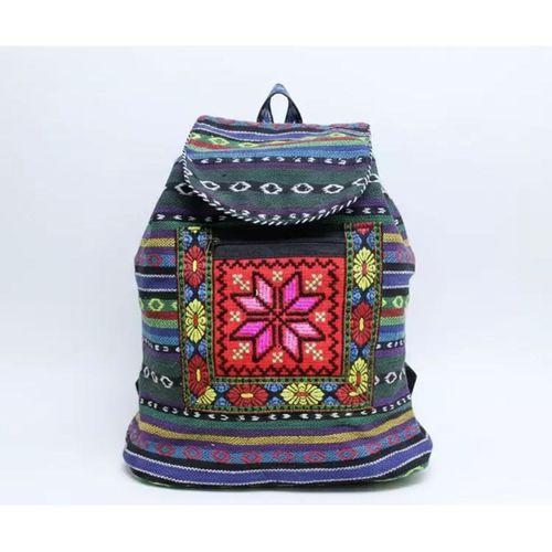 Kilim Desenli Sırt Çantası Alk-1