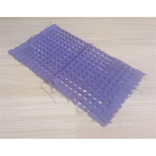 El İşi Pamuklu Banyo Lifi,El Örgüsü Duş Lifi,Mor Renkli 38X40Xm