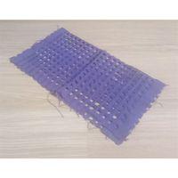 El İşi Pamuklu Banyo Lifi,El Örgüsü Duş Lifi,Mor Renkli 38X40Xm