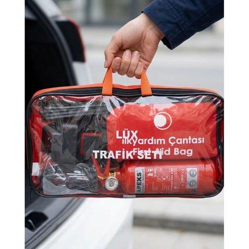 Araç Trafik Seti Muayene Uyumlu Yangın Söndürücü Ve İlk Yardım Kiti