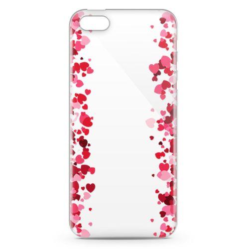 Apple iPhone SE Kılıf Minik Kalpler Arka Kapak Koruma Desenli Full Koruyucu