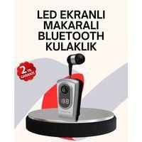 Profesyonel Bluetooth Kulaklık – Klipsli, Titreşimli, Dijital Göstergeli
