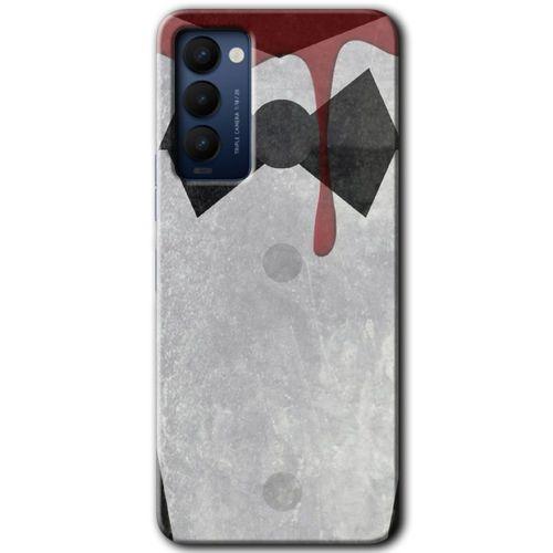 Tecno Camon 18P Kılıf HD Desen Baskılı Arka Kapak - Gentleman Blood