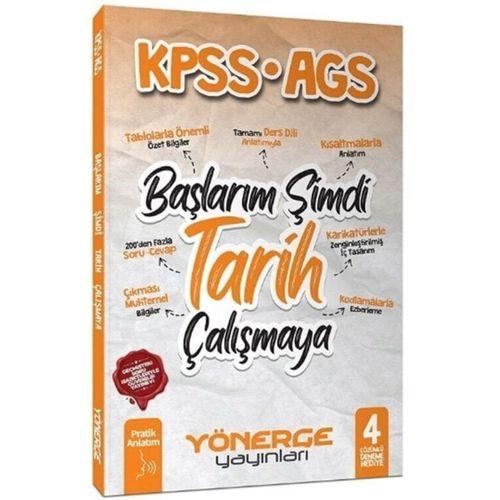 KPSS MEB AGS Başlarım Şimdi Tarih Çalışmaya Pratik Anlatım Yönerge