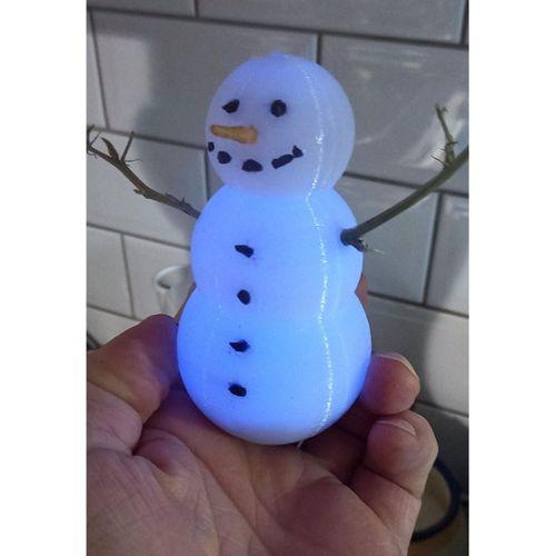 Özelleştirilebilir Wibly Swobbly LED Snowman - 5151898